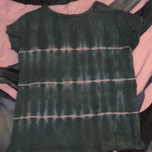 Greenish blue tie dye t-shirt